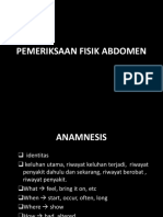 Pemeriksaan Fisik Abdomen