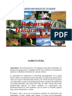 Los Recursos Naturales Del Ecuador