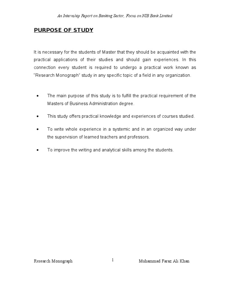 Internship reports on nib bank 08 image