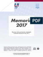 Memoria FCIHS 2017