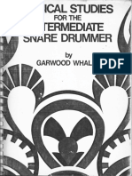 Garwood Whaley - Musical Studies For The Intermediate Drummer PDF