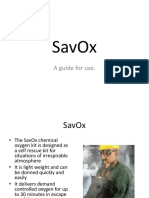 Savox: A Guide For Use