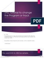 SHS Tutorial To Change Program or Track