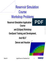 Applied Reservoir Simulation Course Workshop ... - FANARCO