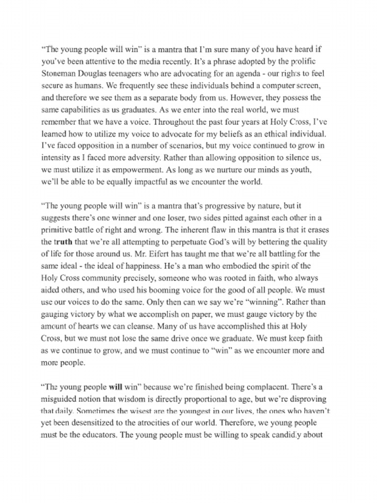 Valedictorian speech examples picture