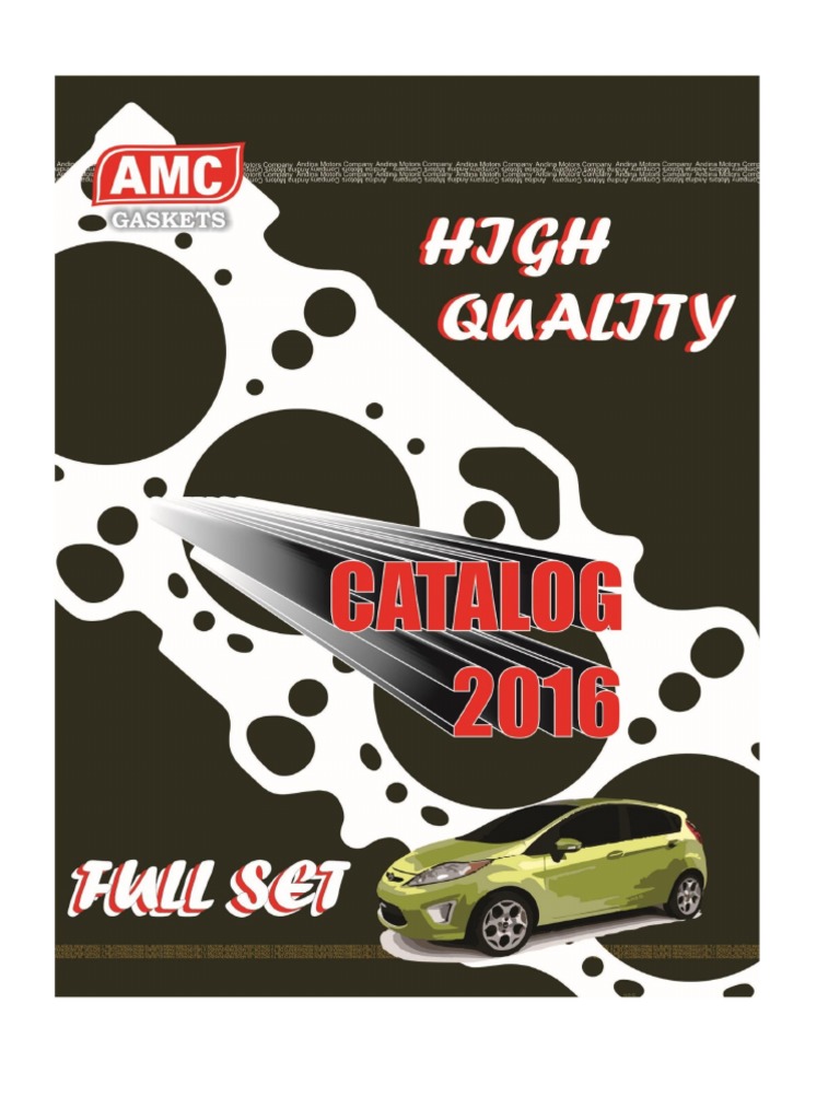 入荷nowオンラインストア Amc Catalogo Gaskets Technologies Automotive | Engine V6 | PDF | ゲーム・おもちゃ・グッズ