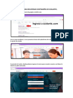 Tutorial para Recuperar Contraseña de Scolartic