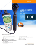 Anemometro TM 403