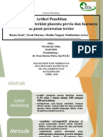 Artikel Penelitian Penatalaksanaan Terkini Plasenta Previa Dan Luaranya Di Pusat Perawatan Tersier