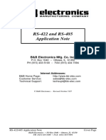 RS-422 and RS-485 Application Note: B&B Electronics Mfg. Co. Inc