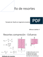 Diseño de resortes en ingeniería mecánica