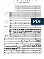 Beethoven - Concerto For Violin, Cello and Piano in C Major, Op 56 'Triple Concerto' - III - Rond PDF
