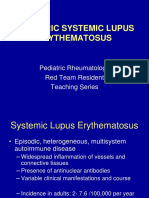 Pediatric Systemic Lupus Erythematosus: Pediatric Rheumatology Red Team Resident Teaching Series