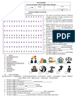 Human Rights Wordsearch