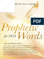 Prophetic Words For 2018