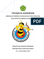 Technical Handbook Archery KSB Cup 2017-1