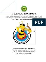 KSB Cup Bali Nusra Archery Open Tournament 2017 Technical Handbook