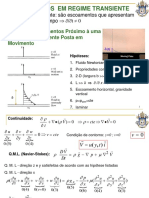 Escoamentos em Regime Transiente