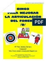 Bingo para Mejorar La Articulacion Del Fonema PDF