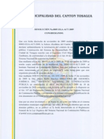 Construcción Del Sistema de Alcantarillado Pluvial I Etapa de La Ciudad de Tosagua