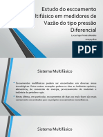 Estudo do escoamento Multifásico em medidores de Vazão.pptx