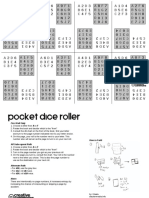 Pocket Dice Roller A4