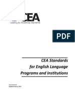 2018 CEA Standards