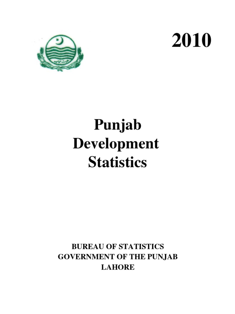 Punjab Development Statistics 2010 | PDF | Schools | Middle Schools