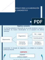 Pautas Generales para El Diagnóstico Del Escenario de Práctica.