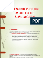 Elementos de Un Modelo de Simulación