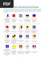 International Signals Used by Ships at Sea