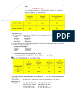 Artículos definidos e indefinidos en francés