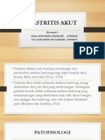 Gastritis Akut: Kelompok 9 Baiq Apin Rizki Anjarsari (175020134) Tia Cahyaning Wulandari (175020137)