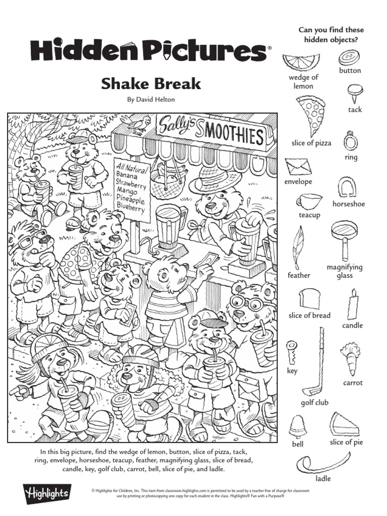 Hidden Pic PDF | PDF for Free Highlights Hidden Pictures Printable Worksheets Pdf