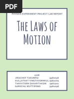 The Laws of Motion: Physics Experiment Project Lab Report