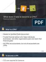 What Does It Take To Become A Cpa?: Presented by Thiswaytocpa