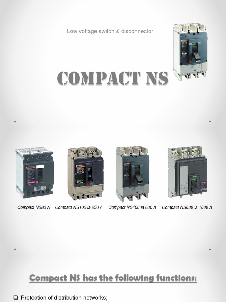 Compact NS: Low Voltage Switch & Disconnector | PDF | Technology ...