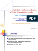 Non-Convex Optimization and Resource Allocation in Wireless Communication Networks