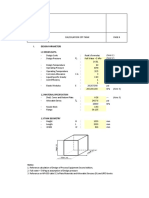 Calculation Cpi Tank: I. Design Parameters I.1 Design Data