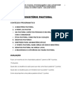 O MINISTÉRIO PASTORAL-CURSO TEOLÓGICO-APOSTILA