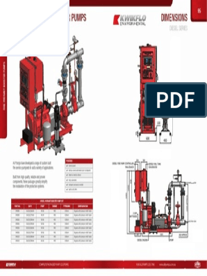 Diesel Fire Hydrant Booster Pump, PDF, Diesel Engine