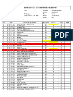 Absen Sistem Informasi Agribisnis PDF