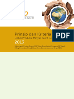 RSPO Prinsip Dan Kriteria Indonesian