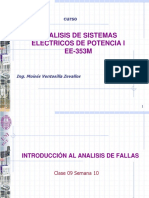 Analisis de Sistemas Electricos de Potencia I EE-353M: Curso