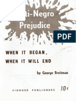 Anti Negro Prejudice