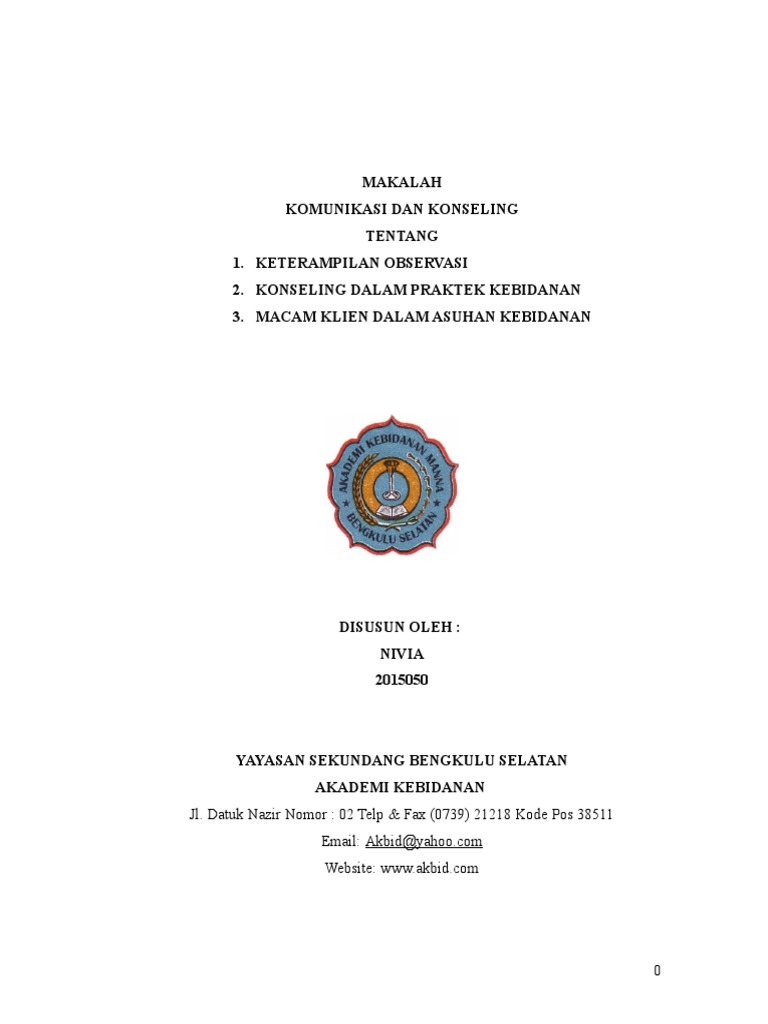 Keterampilan Observasi Nivia