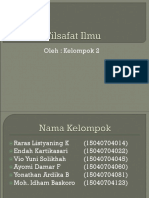 Filsafat Ilmu PTT