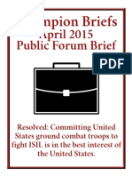 ISIL Champion Brief