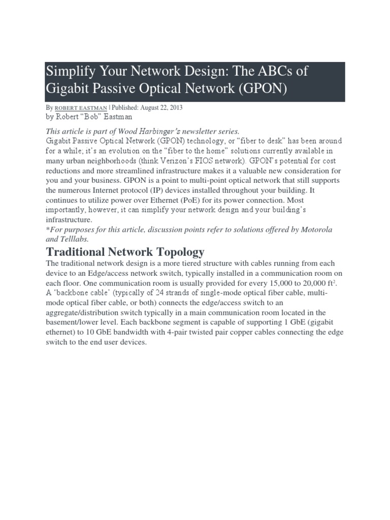 Simplify Your Network Design | PDF | Computer Network | Network Switch