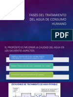 Fases Del Tratamiento Del Agua de Consumo Humano